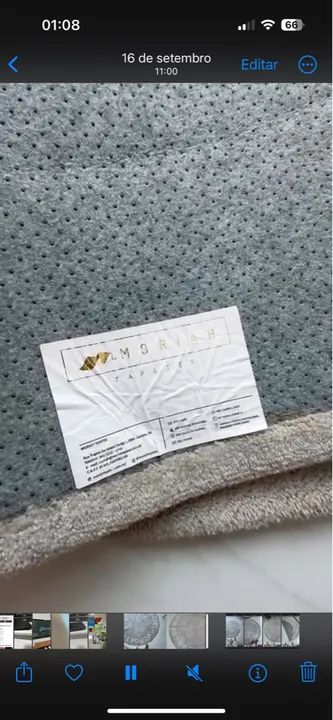 Tapete Moriah 1,50 de diametro quarto infantil unissex