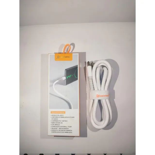 Cabo com carregamento Turbo Usb-C para Lightning - Foto 3