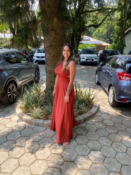 Vestido terracota - Foto 2