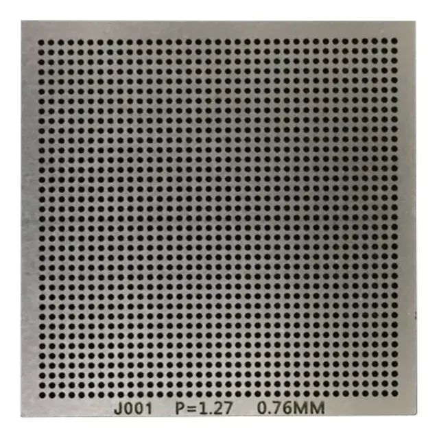 Stencil Calor Direto Universal 0.76mm Bga Reballing Estencil