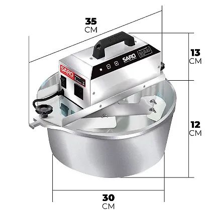 Misturadora 10L bivolt SARO - Foto 3