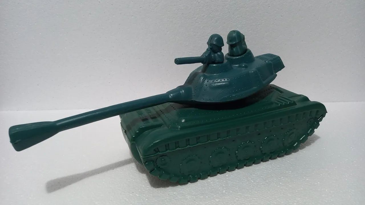 Brinquedo plástico bolha tanque de guerra 