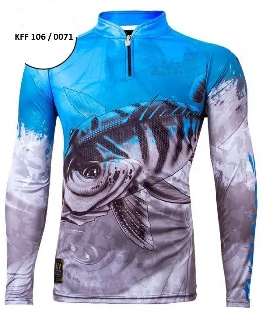 Camisa de pesca com proteção UV - Foto 5
