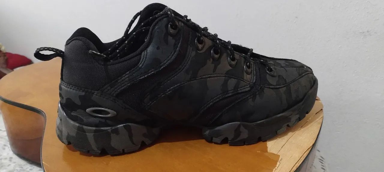 Bota Flack Low Marrom Tenis Da Oakley Camuflado Flack Low