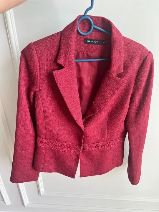 Casaco feminino vermelho Gregory