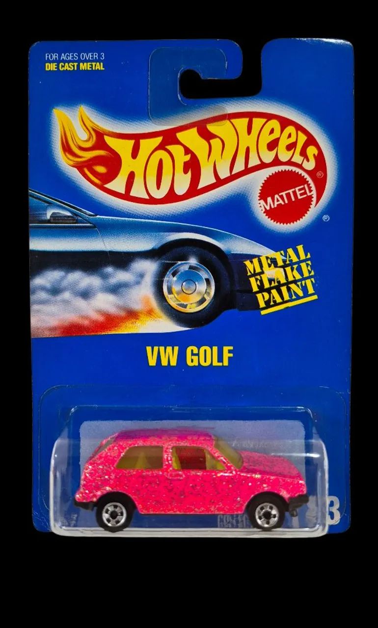 Hot Wheels Volkswagen Golf mk2 Gliter Pink 1990 - Foto 2