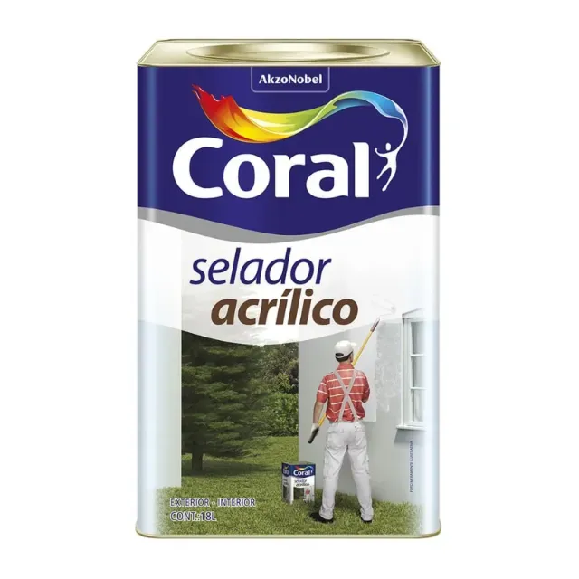 Selador Acrílico Branco 18L Coral