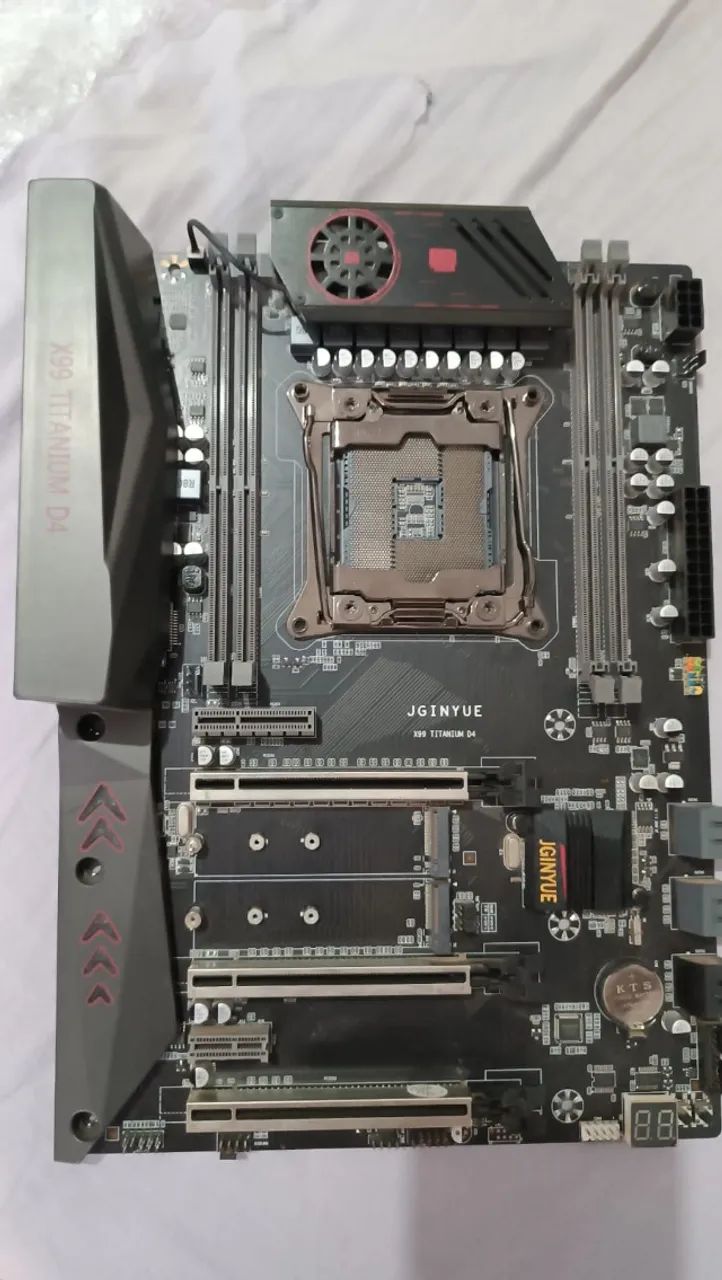 Placa Mãe Intel (Xeon) - Jginyue - X99 Titanium D4 - Foto 4