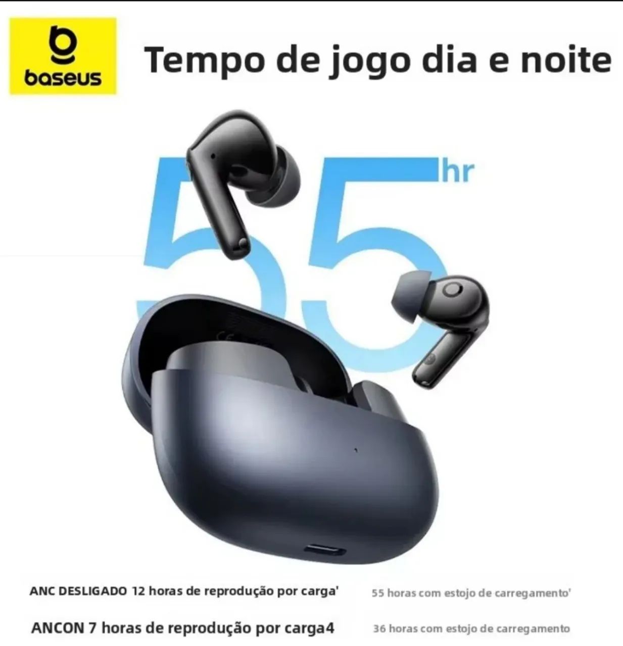 Fone Baseus BT 6.0 PRO - Foto 3