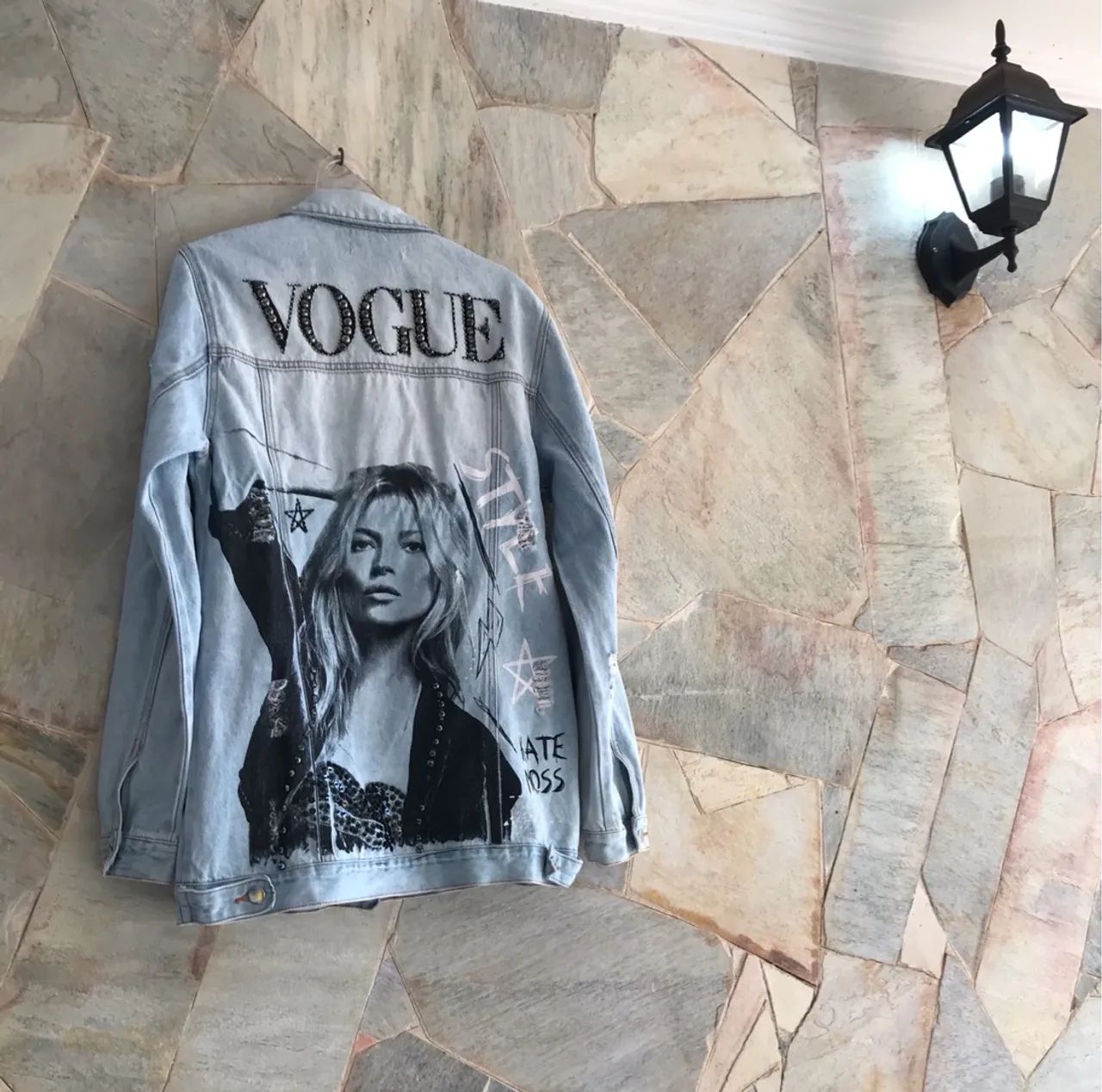 Linda Jaqueta Jeans KATE MOSS VOGUE
