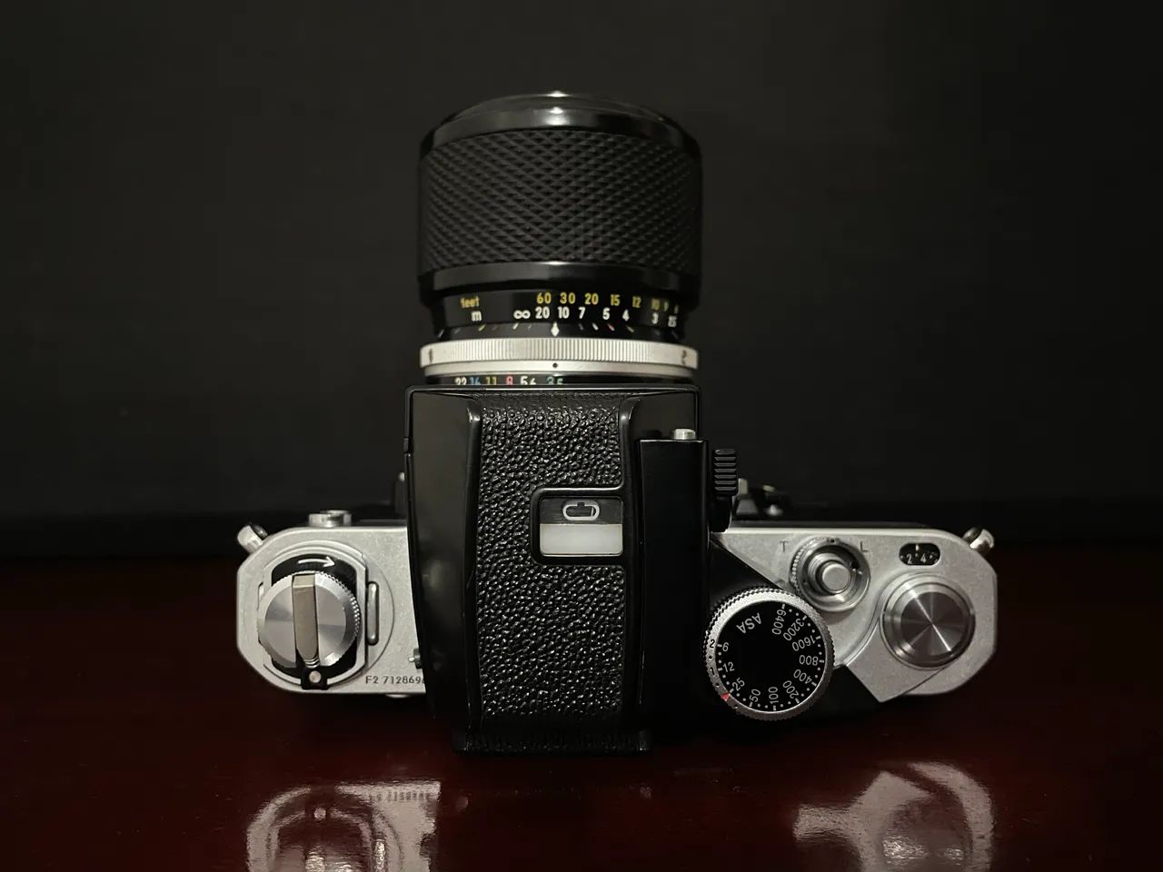 Câmera Nikon F2 + 2 Lentes - Impecável e Funcionando  - Foto 5