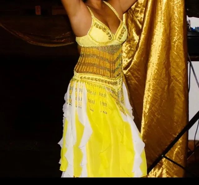 Conjunto figurino de dança do ventre
