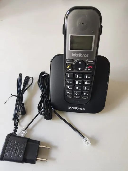 * Telefone S/ fio Intelbras TIS5010 c/ Bina*