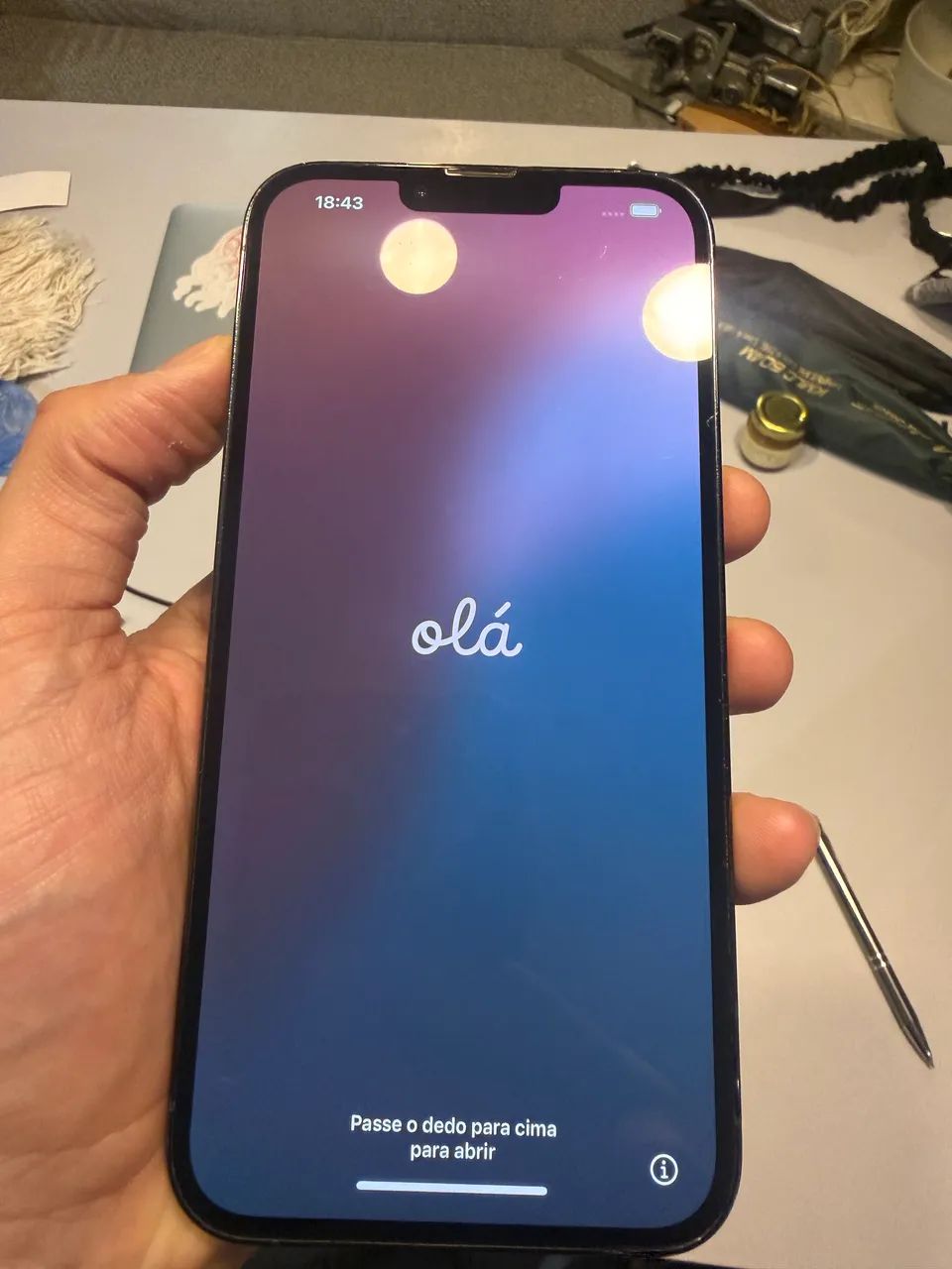 iPhone 13 Pro Max 128GB Grafite - Impecável + Acessórios