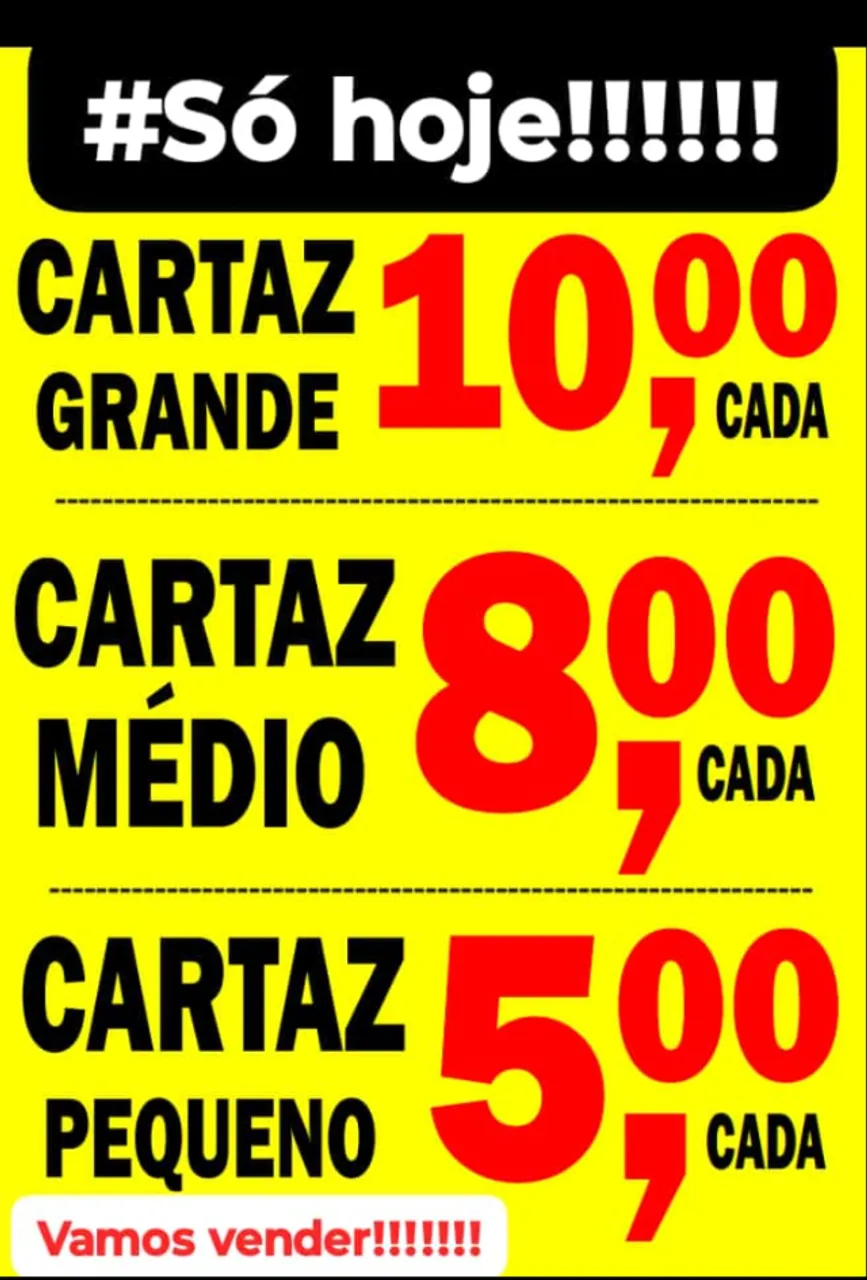 Cartazista profissional