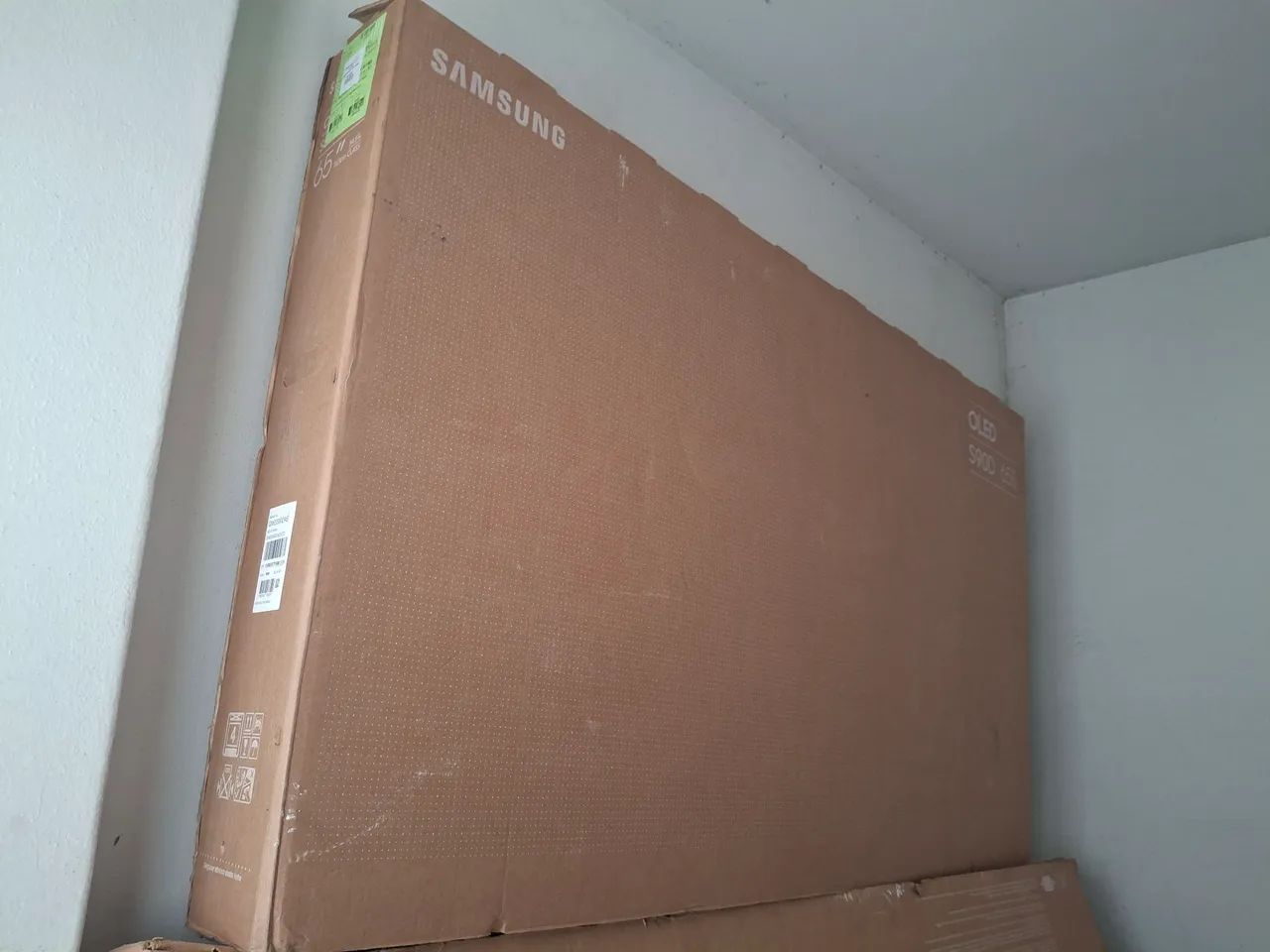 Caixa de tv 65 polegadas com isopor - Foto 2