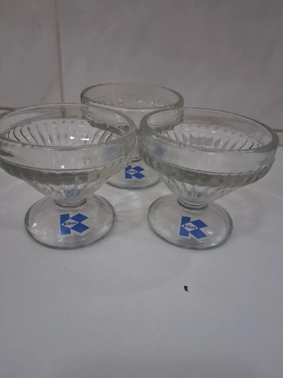 Taças para sorvete da Kibon