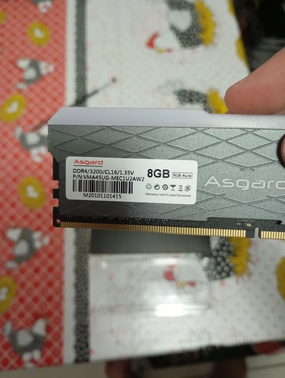 Memória RAM Asgard 8GB DDR4 3200MHz - Foto 3