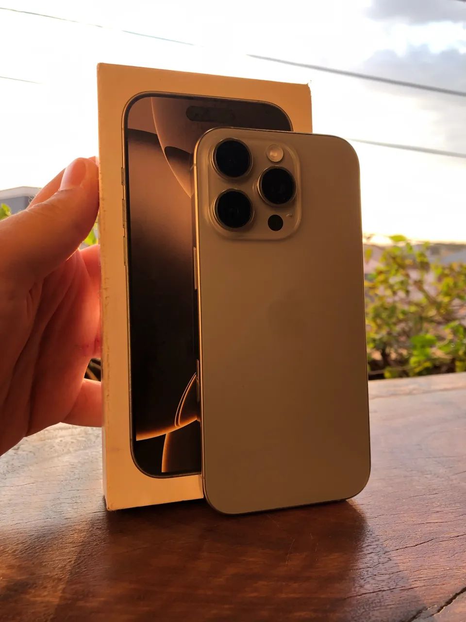 IPHONE 16 PRO 128GB NATURAL TITANIUM ZERADO NA GARANTIA