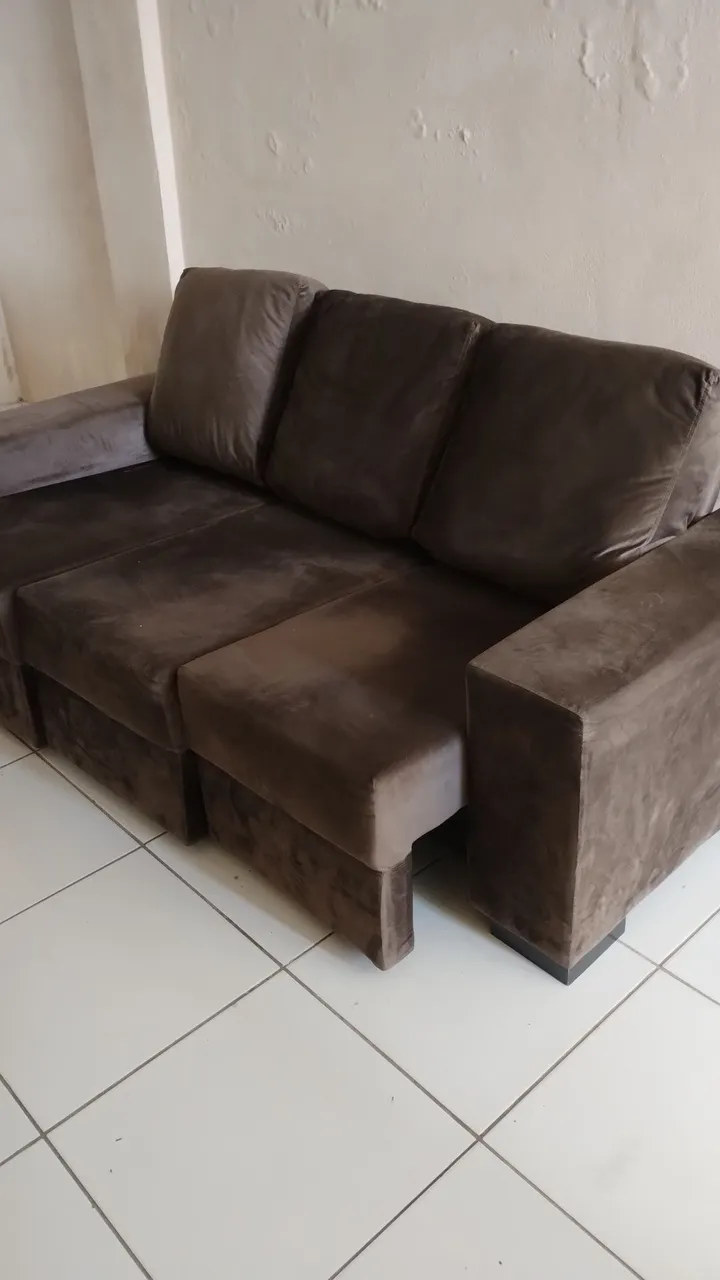 Sofá retrátil confortável