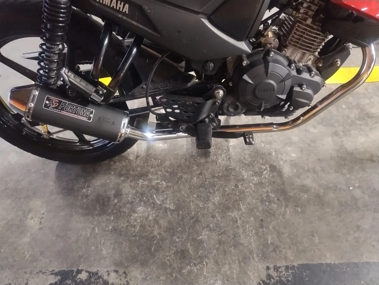 Escapamento Fortuna para fazer 150, factor 125 e 150
