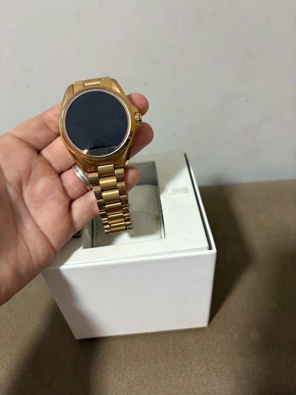Relógio Michael Kors Acesses Dourado - Foto 5