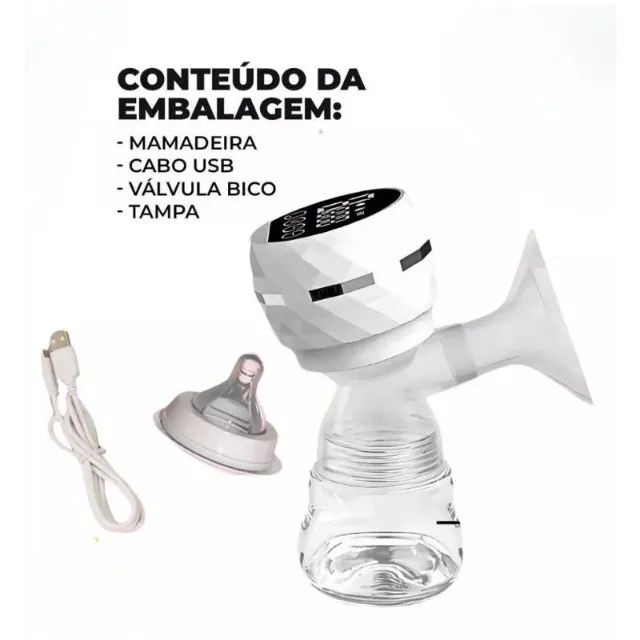 Bomba De Tirar Leite Materno Extratora Elétrica Portátil - Foto 5
