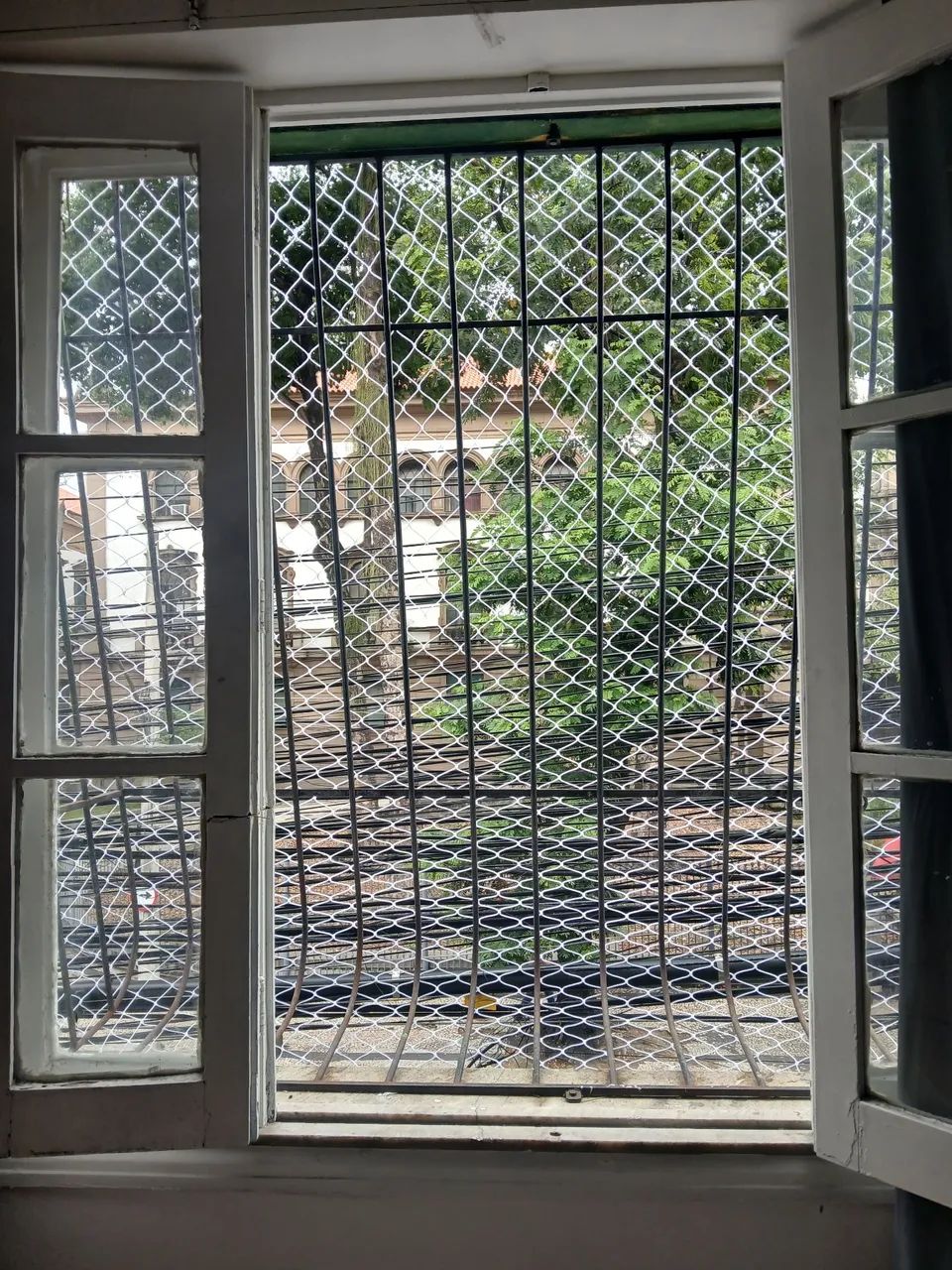 Rede de proteção para gatos e crianças