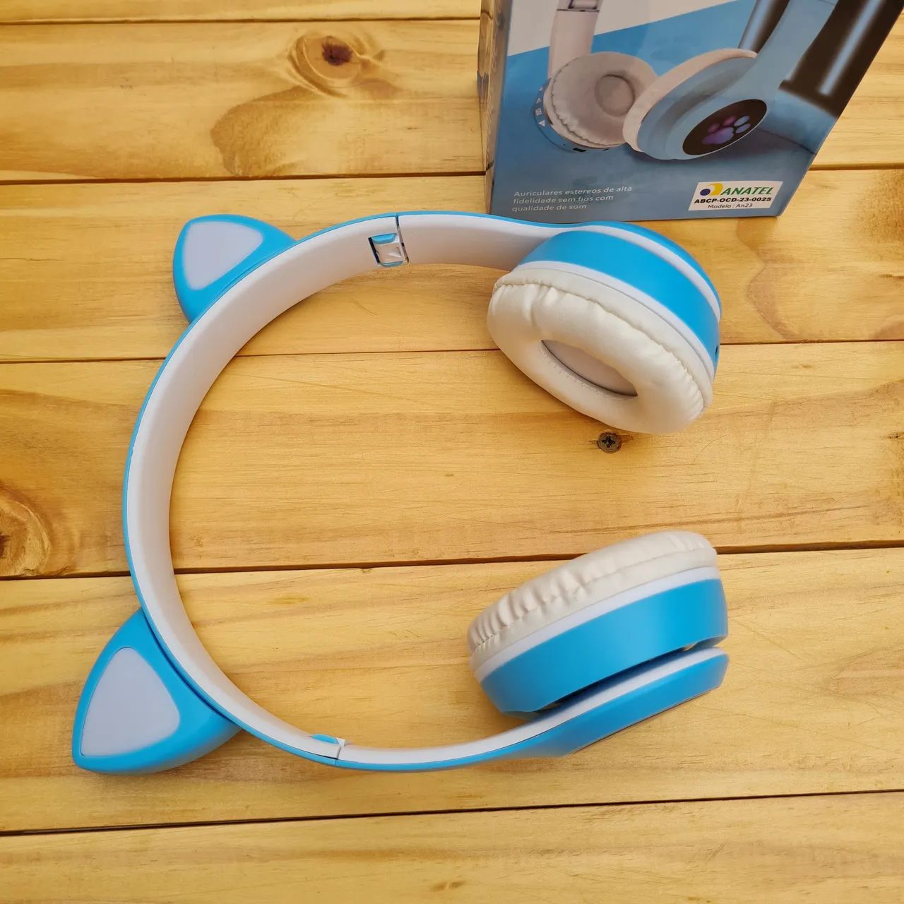 Fone de Ouvido Bluetooth Infantil com Design Divertido - Foto 5