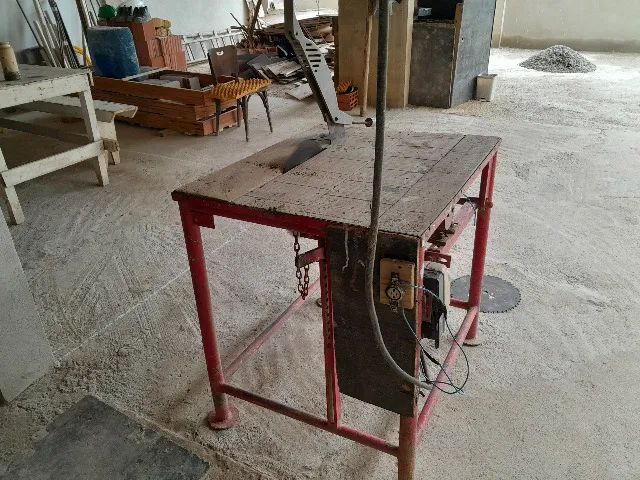 Serra circular com bancada de aço - Foto 5