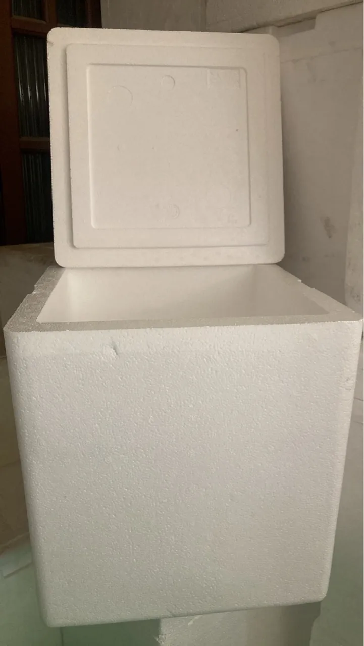 Caixa Térmica de Isopor com Tampa - Conservação Garantida