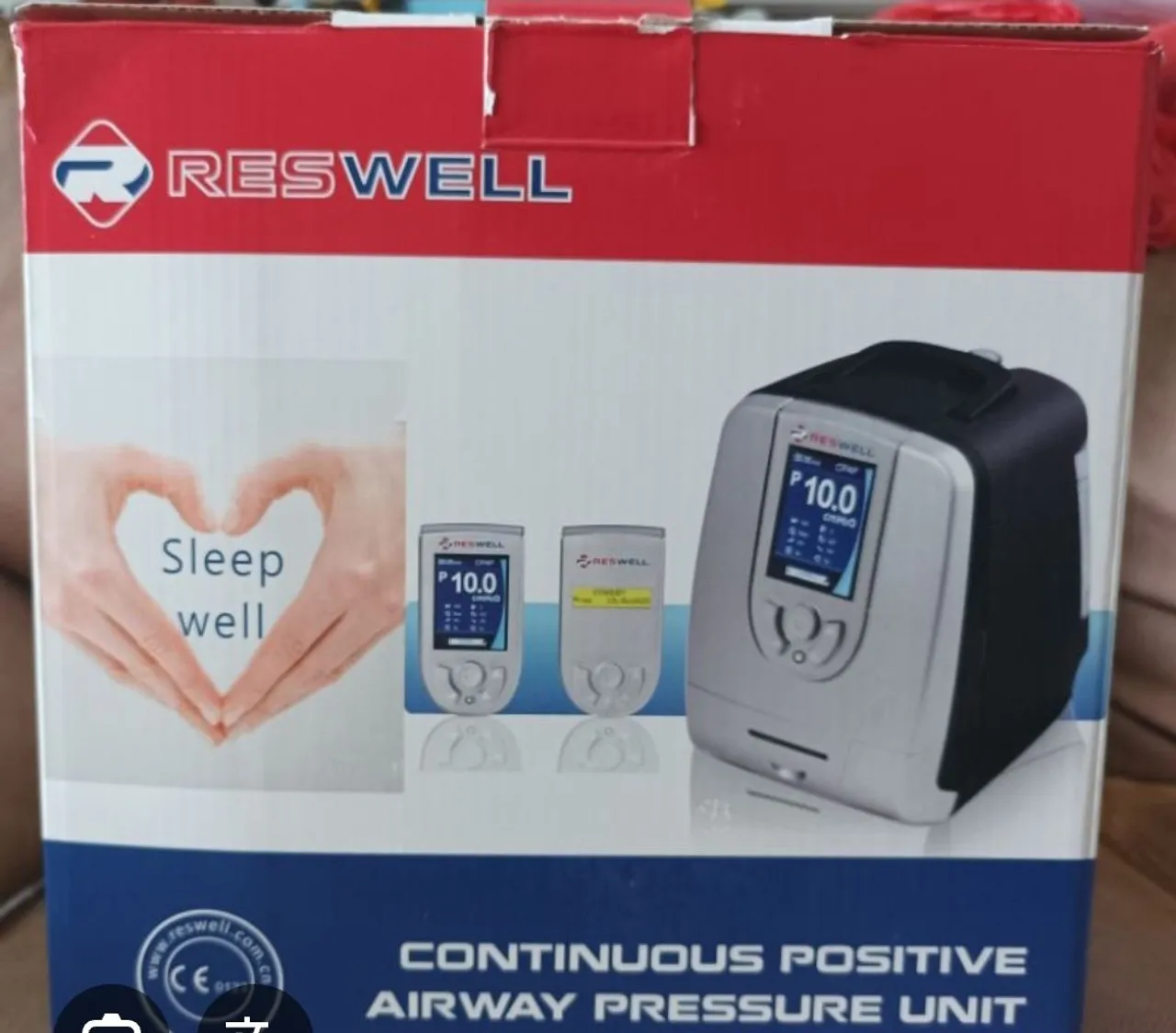 Aparelho de CPAP Reswell para dormir bem