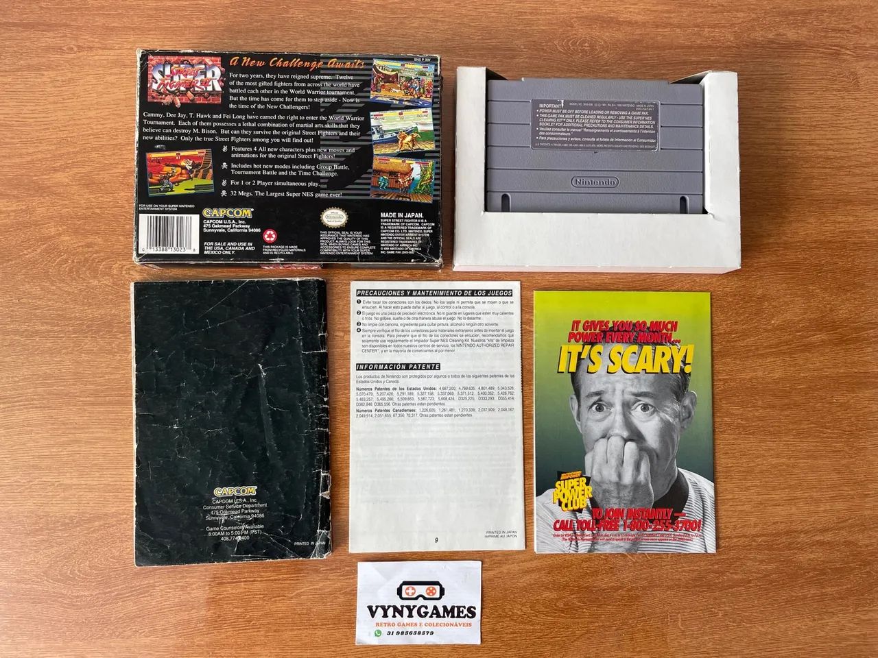 Super Street Fighter II  (SNES) - Original - Completo - Foto 3