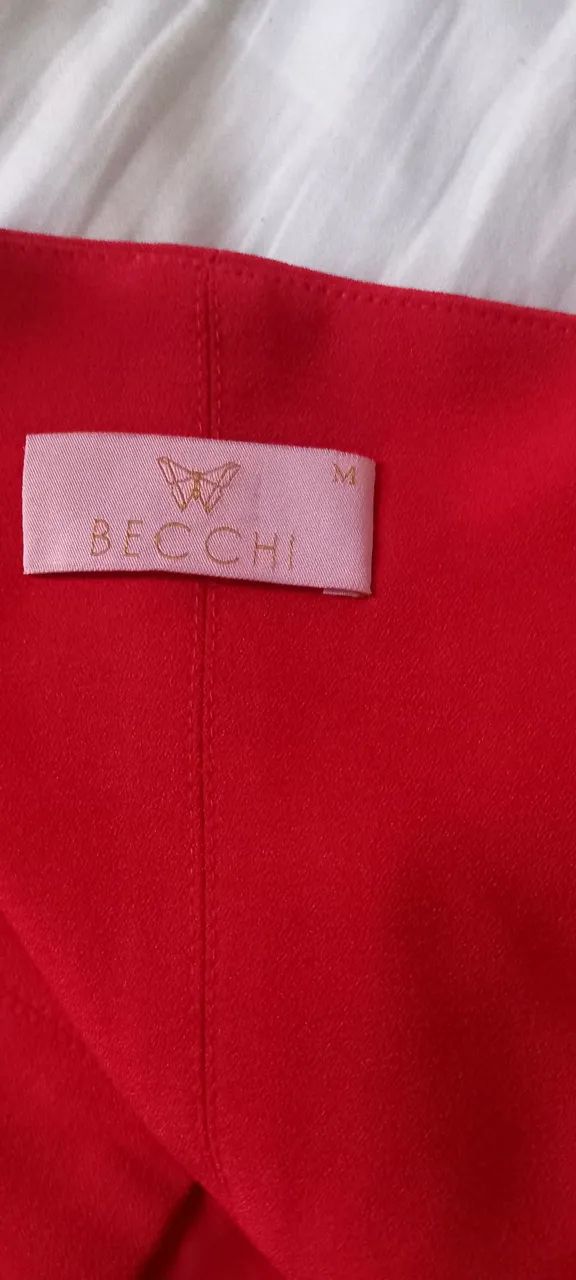 Vestido vermelho midi tomara que caia vermelho - Foto 5