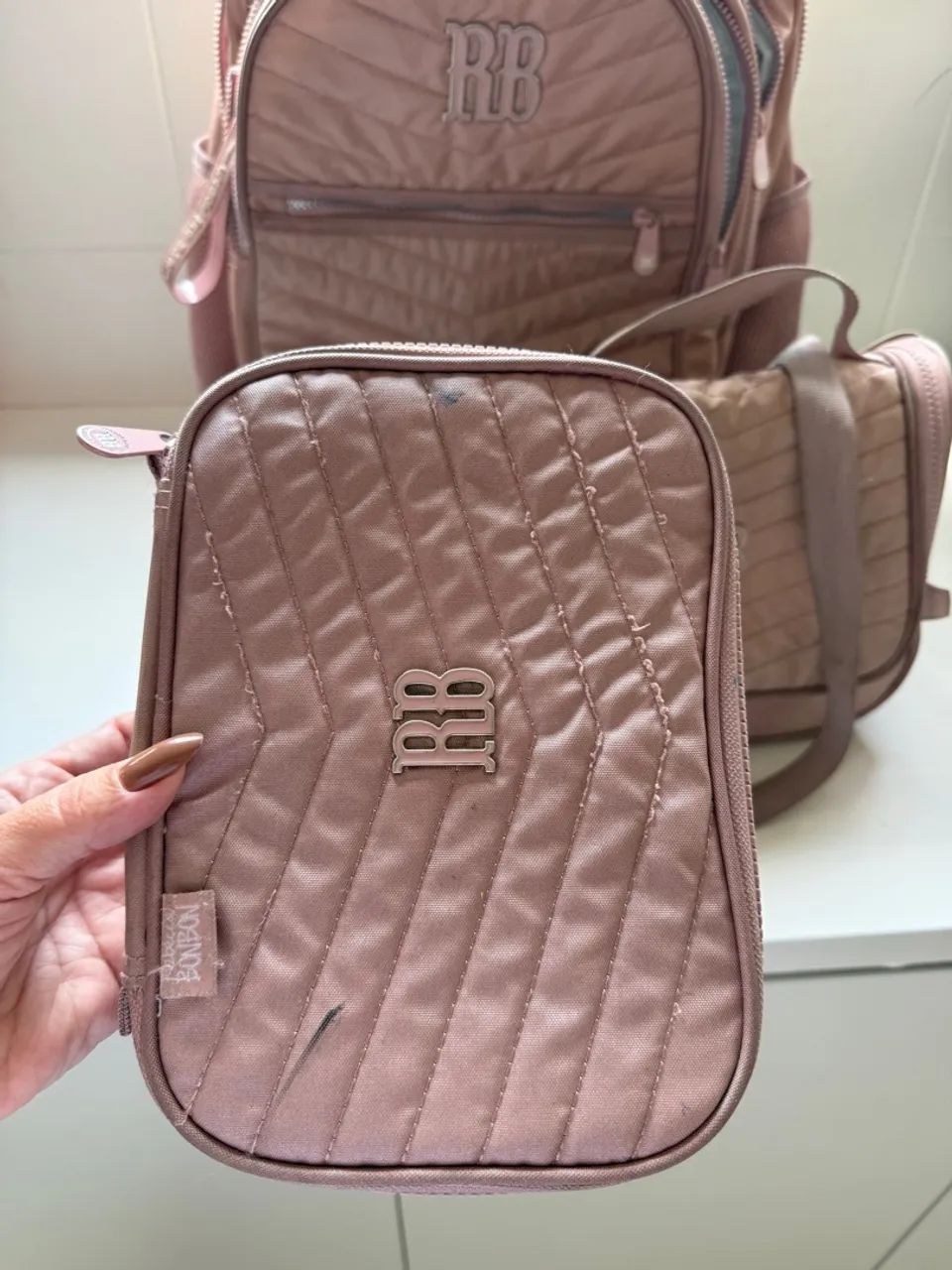 Kit mochila, lancheira e estojo escolar 