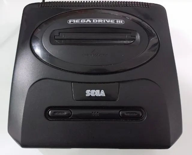 Mega Drive 3 Completo com Cabos + 1 Controle + 15 Jogos Sonic Etc "Possui Detalhe"Pergunte