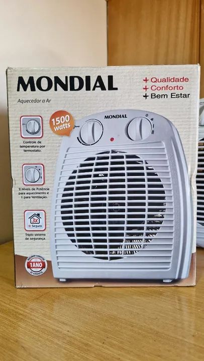 aquecedor mondial 110v - 1500w - Foto 2
