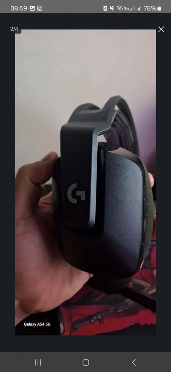 Headset Gamer Logitech G733 - Foto 4