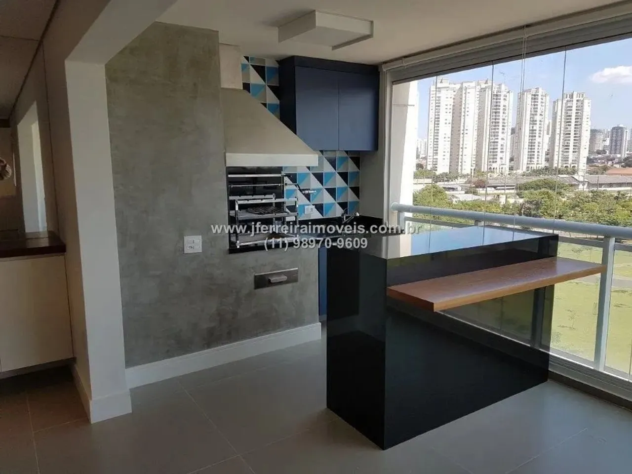 JARDIM DAS PERDIZES - Vista para o parque com 157m², 3 vagas, 3 suítes