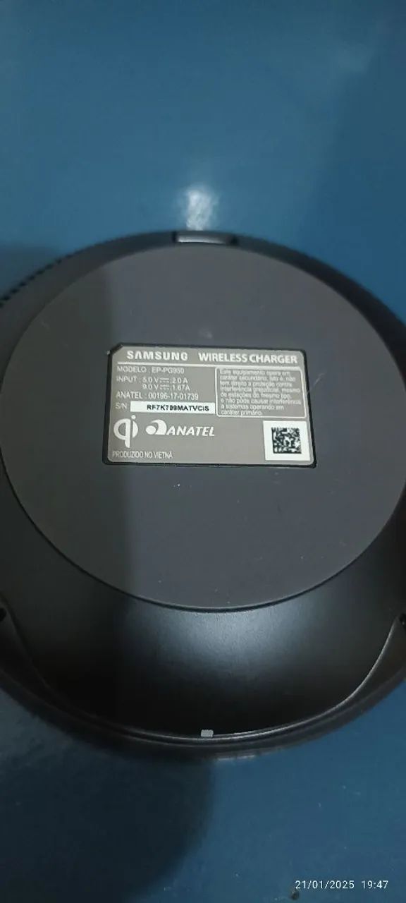 Carregador Wireless Samsung EP-PG950
