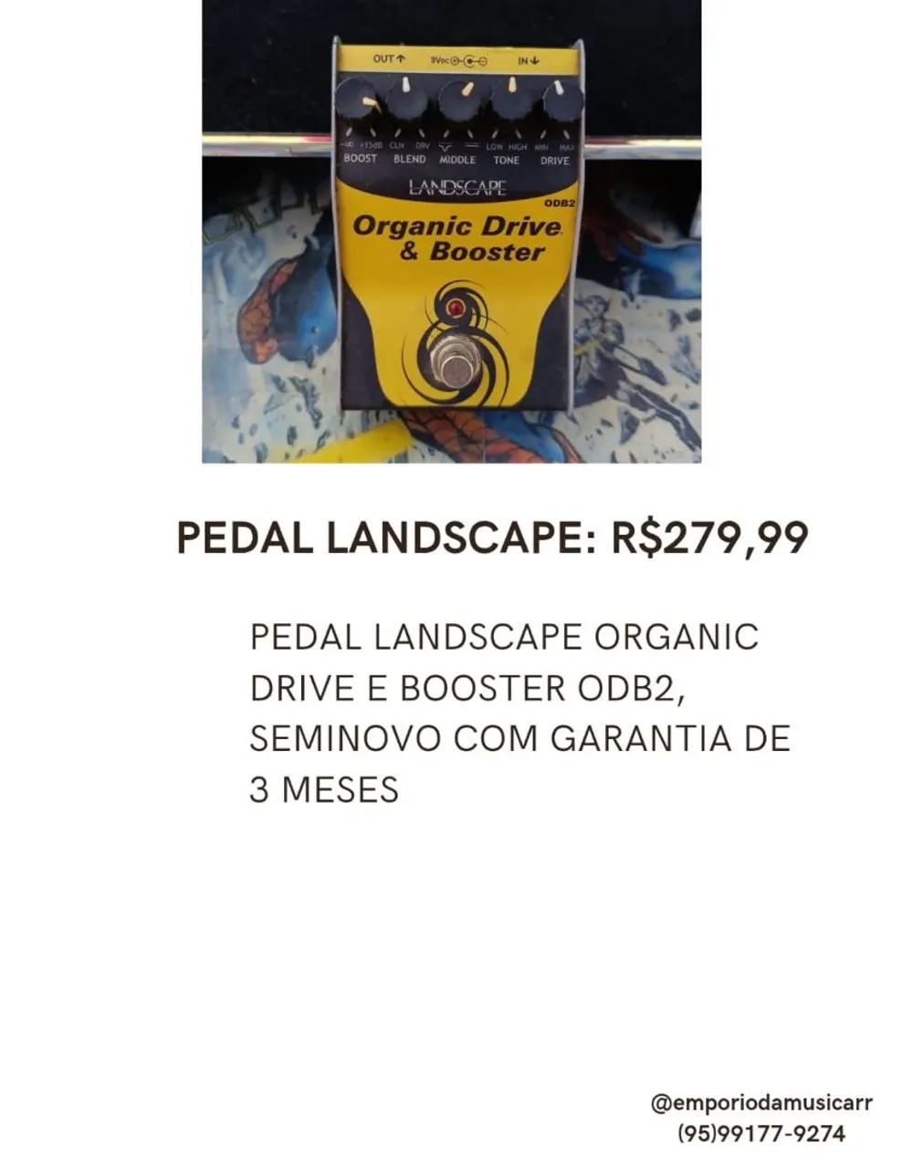 Varios Pedais Boss Semi-Novo - Foto 5