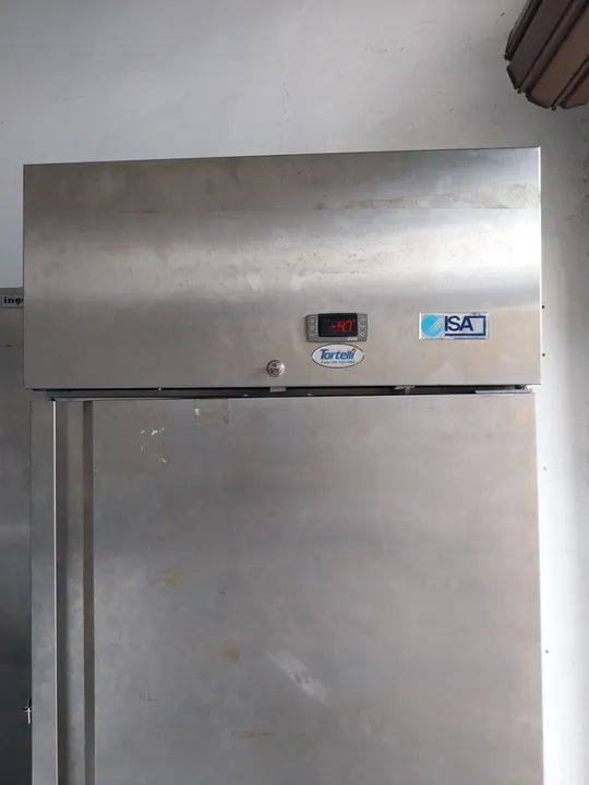 Refrigerador  e frezzer em aço inox - Foto 4