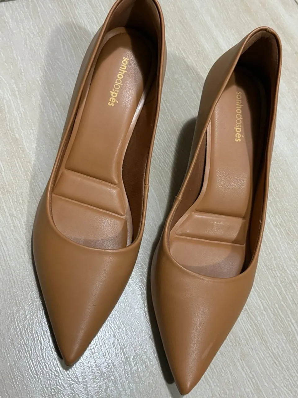 Sapatos Scarpin Bege - Conforto e Elegância