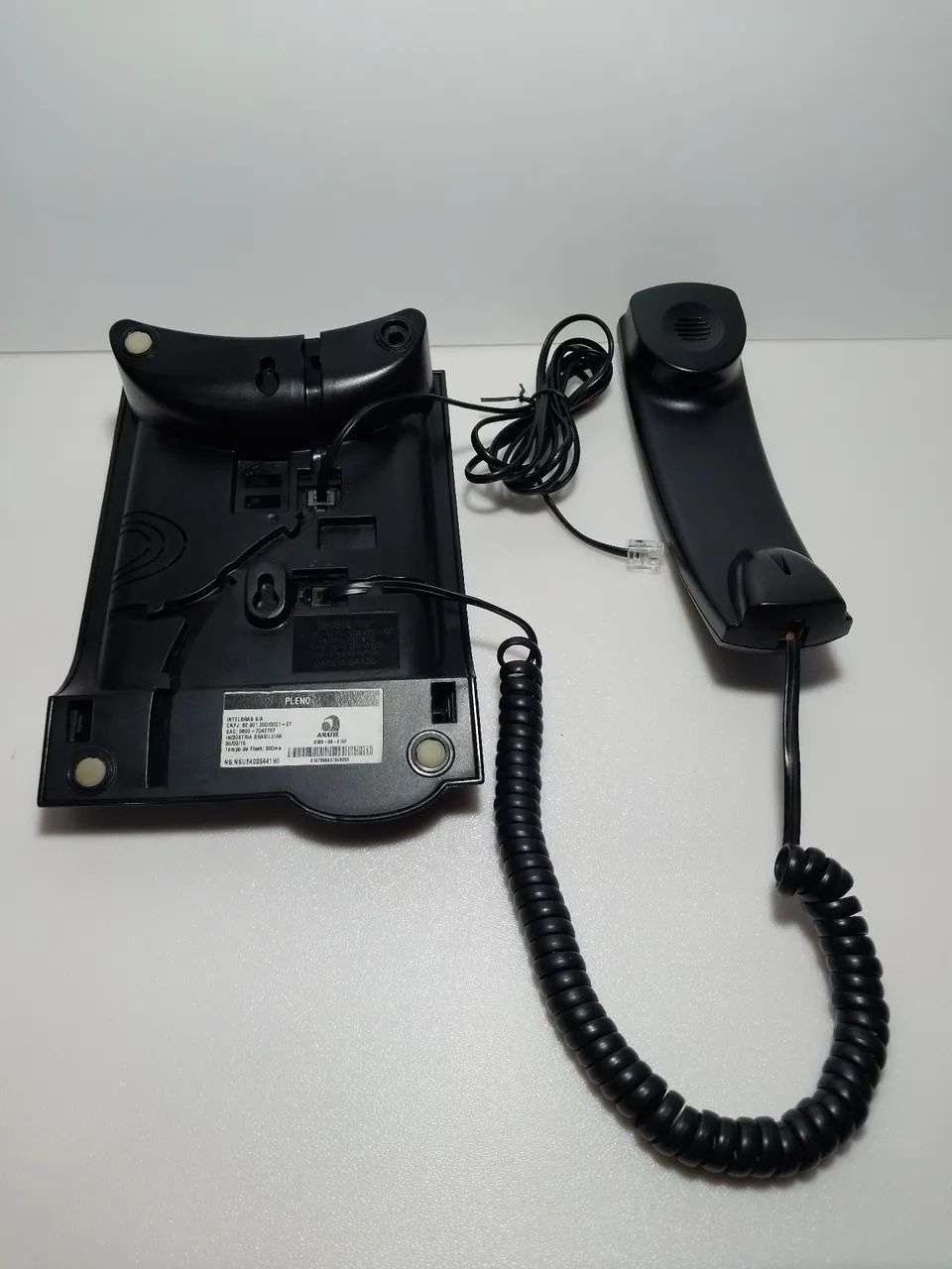 Telefone com fio Pleno da Intelbras, na cor preta.  - Foto 3