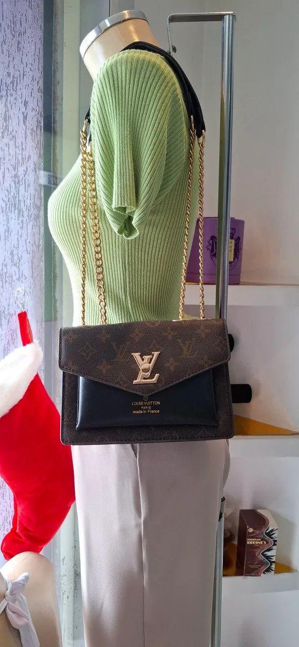 Bolsa Louis Vuitton marrom nova
