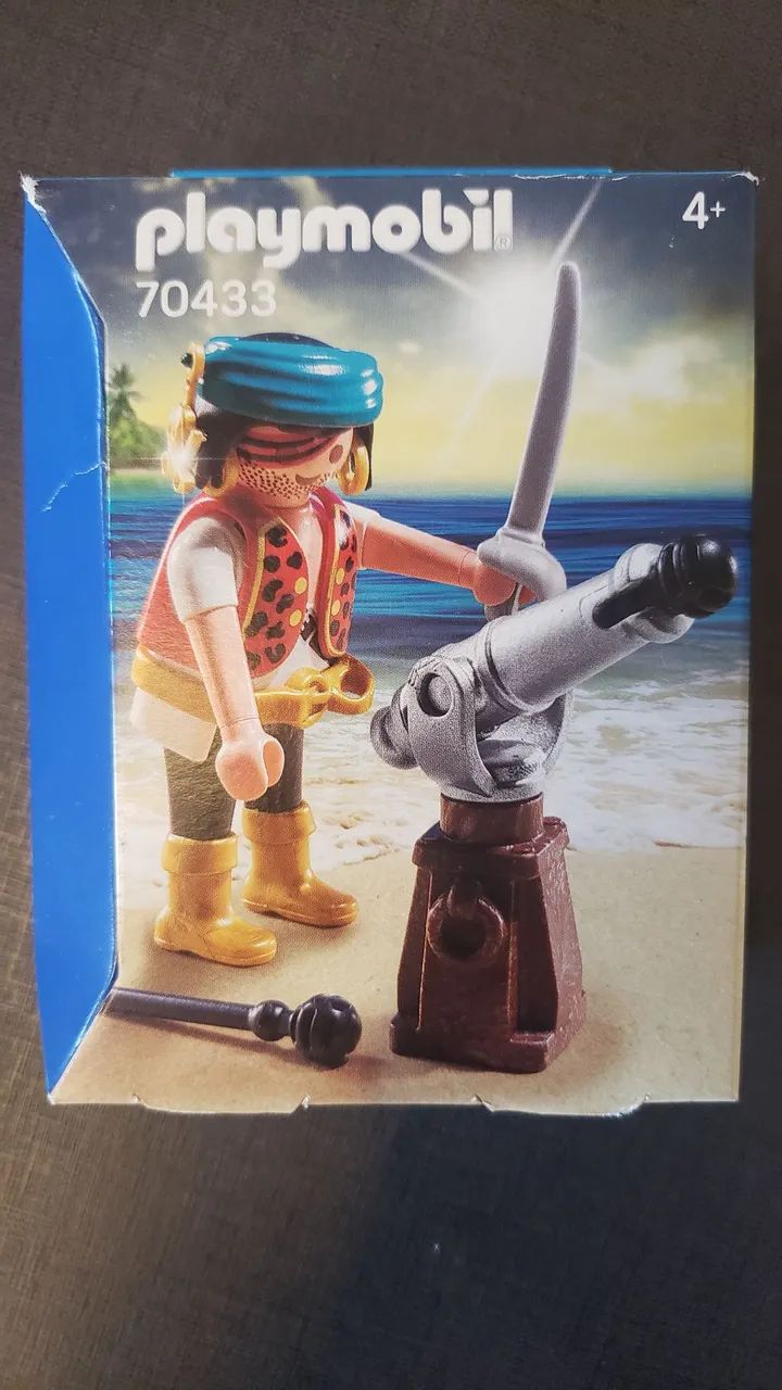 Playmobil NOVO 70433 Pirata com canhão - Foto 4