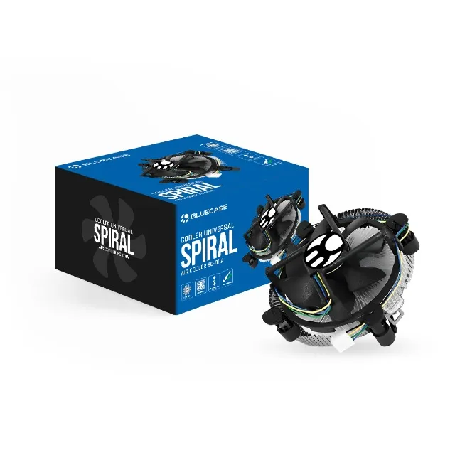 Cooler Universal Spiral - Intel Alumínio - 775/1155/1150/1156/1151 - NOVO