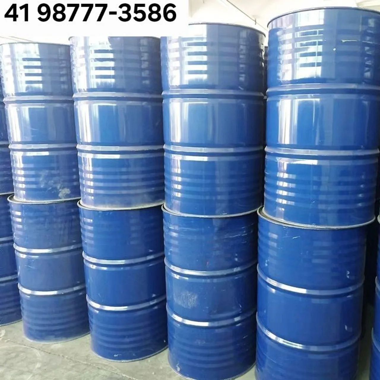 Tambores metálicos 200L Tampa fixa venda e locações  - Foto 2