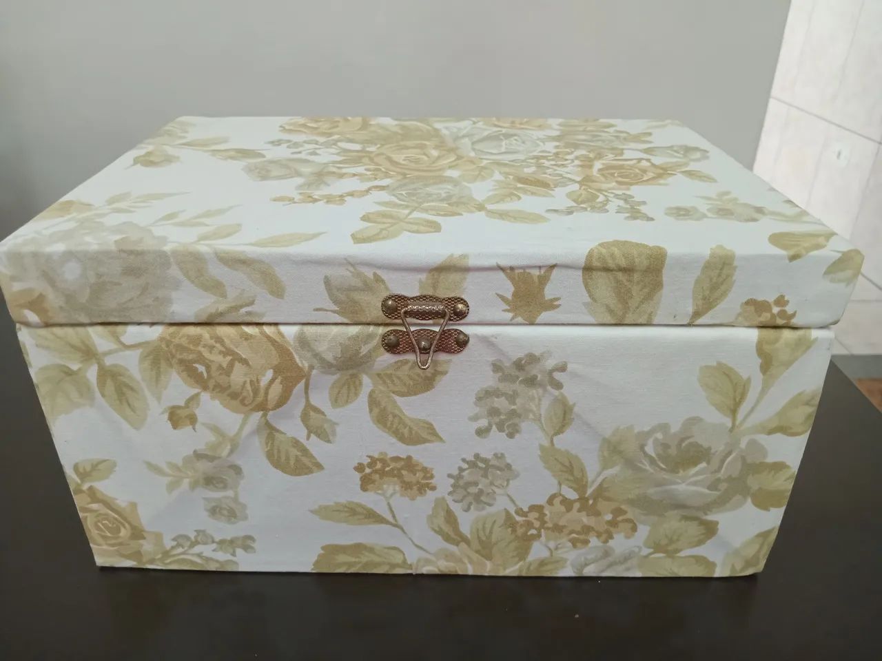 Caixa de madeira estampada  - Foto 4