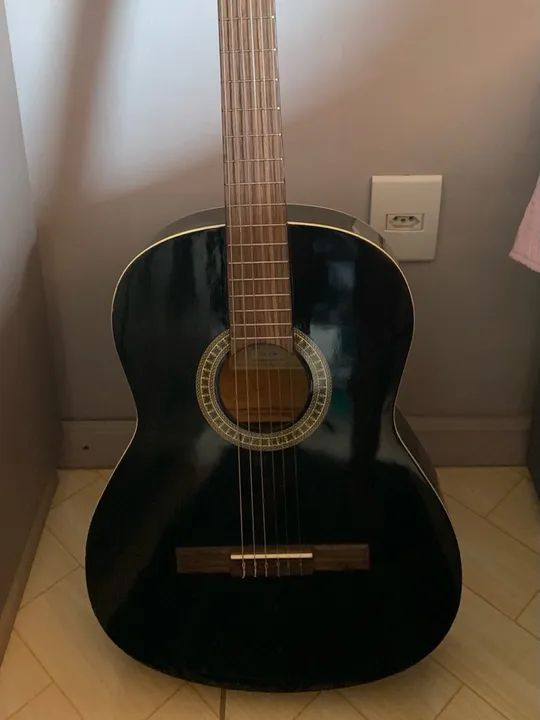 Violão Giannini Clássico Preto Verniz  - Foto 2